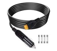 Asukohu Extension Cable Female to Car Charging Plug 12V/24V Adapter for Solar Panel Power Station 12V/24V Compatible Camping Power Supply