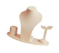 Asukohu Fabric Jewellery Stand Earring Rings Showcase Stand Fabric Jewellery Rack for Professional Exhibits and Own Collection