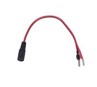 Asukohu Female Input to Battery Tab Adapter Cable, 22 Cm Power Wiring with Red and Black Colors and C45 Terminal Ends for Repair Tasks Daily