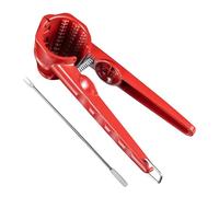 Asukohu Food-safe aluminium nutcracker with double large openings and non-slip handle design for easy cracking of walnuts, pecan tongs and walnut crackers