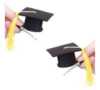 Asukohu Graduation Hat Hairhoop Small Hat Hair Clip For Graduation Ceremony Barrettes Graduate Clip For Party