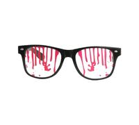 Asukohu Halloween Glasses Scary Splattered Blood Glasses Horror Costume Eyeglasses Horror Party Eyelasses For Halloween Parties Splattered Blood Costume Eyeglasses