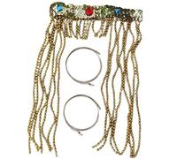Asukohu Halloween Party Egyptian Headband Teenager Adult Taking Photo Hairband With Snake Shape Bangle Gold Color Hair Hoop