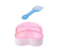 Asukohu Hamster Sand Bath Container Bathtubs with Cleaning Shed Large Space Easy to Clean for Dwarf Hamsters Racing Bath Container