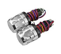 Asukohu High Bright LED Motorcycle Grips Plug Made of Aluminium Easy Installation Modified Motorcycle Accessories LED End Cap for Motorcycle Handlebars