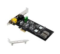 Asukohu High Precise PCIe Digital Sound Card Delivers 16/24Bit 48kHz Sampling For Professional Decoding Systems CM108AH Opticals Coaxial Digital Card