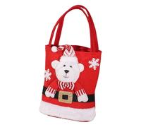 Asukohu Holiday Bags In Felt With Santa And Snowman Patterns Sacks Candy Storage Bag For Christmas Party Kids Christmas Bag