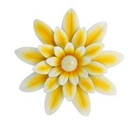 Asukohu Iron Sunflowers Wall Hanging Decoration with Luminous Dark Beads Multicoloured Flower Decoration for Home Office Styling Iron Flower Wall Sculpture Decorations