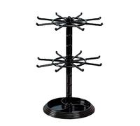 Asukohu Key Hanger Markets and Pendant Display Rack Rotatable Hair Rope Desktop Finishing Acrylic Organisers Desktop, 1, As described