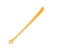 Asukohu Long ABS Shoe Horn 47 cm Ergonomic Grip Shoe Lift Adjustment Tool for Various Boots Trainers Wall Mounted Horn, yellow, One Size
