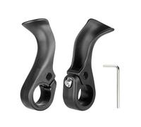 Asukohu Mountain Bike Deputy Handle Bicycle Handlebar Thumb Rest Grips Bicycles Extension Handlebar Adjustable Support Grips Horn Shape Adjustable Handlebar End