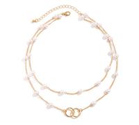 Asukohu Multi Layer Metal Sequin Beads Necklace for Women Unique Dark Styles Looking and Fashionable Statement Night Club Fashion Chain, one size, As described, As described