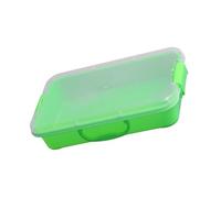 Asukohu Multicolor Stacking Sandbox Containers Sensory Bin Set with Secure Lid Portable Toy Organizers for Child Safe Sand Storage Containers Blue Green