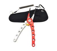 Asukohu Multifunctional Bait Tongs Practical Bait Clip Controller Portable Devices for Saltwater and Freshwater Fishing Lightweight Aluminium Fishing