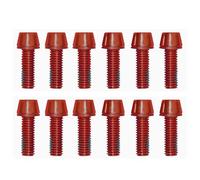 Asukohu Multifunctional Bicycle Disc Brake Plate Screws Mounting Screws Cycling Accessories for Bicycles Improved Grip Alloys Steel Pack of 12