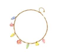 Asukohu MultipuProse Ceramic Sea Creature Necklace Decoration for Casual or Formal Outfit, one size, As described, As described