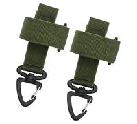 Asukohu Pack of 2 Durability Nylon Adjustable Straps Outdoor Camping Gloves for Mountaineering Camping