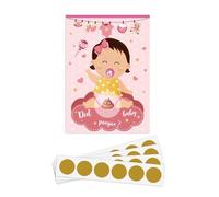 Asukohu Pack Of 24 Entertaining Baby Showers Lotteries Tickets Scratch Raffle Cards Multifunctional Game Cards For Party Baby Shower Decorations