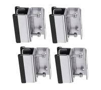 Asukohu Pack of 4 Steel Solar Mounting Brackets Erosion Resistant Roof Rack Repair Kit High Performance Stability for Boats Corrosion Resistant Solar Brackets