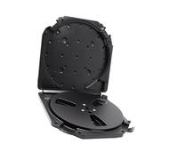 Asukohu Permanent Open Roll Tape Holder with Aluminum Reinforced Fringes Secures 7 Inch Attractive Tape Spools Professional Sound Storage Solution