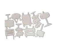Asukohu Pin Board Embossing Folder Scrapbooking Mould Stamping Parts Printing Carbon Steel Embossing Knife Mould