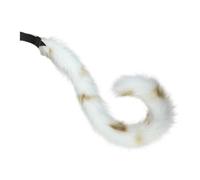 Asukohu Plush Cat Ears Headbands Tail Soft Costume Hair Accessories for Halloween Parties Children Adults