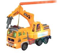Asukohu Practical Fun Filled Toddler Garbage Truck With LED Lights And Melodics Tunes Portable For Kids Children Daily Use Garbage Truck Toy