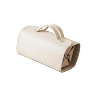 Asukohu Practical Leather Jewellery Storage Case Stylish Organisers with Drawers Carved Knock Designs for Household Use