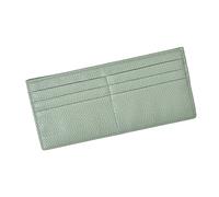 Asukohu Premium PU Leather Wallet with Zip Card Slots and Cash for Compact Wallet, Everyday Essentials, Mint green, Mass Beauty