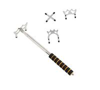 Asukohu Professional Retractable Pool Cue Durability Stainless Steel Pool Bridge Stick for Multiple and Compact Professional Billiard Bridge Stick