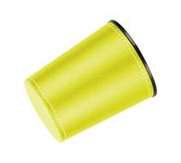 Asukohu PU Leather Dices Cup Fashion Simple Dices Shaker Cup Flannel Interior Quiet Shaker Clubs Entertainment PU Leather