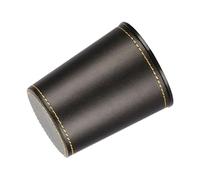 Asukohu PU Leather Dices Cup Fashion Simple Dices Shaker Cup Flannel Interior Quiet Shaker Clubs Entertainment PU Leather