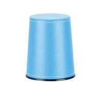 Asukohu PU Leather Dices Cup Fashion Simple Dices Shaker Cup Flannel Interior Quiet Shaker Clubs Entertainment PU Leather
