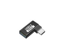 Asukohu Reinforced USB Type C 90° Angled Adapter Wide Compatibility Stable Connection For Laptop Phone Accessories Stable Data Transfer USB C Adapter