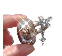 Asukohu Rhinestones Butterfly Ear Jeweller Open Headphones Decorations Removable Fashion Enhancement Accessories High End Butterfly Ear Cuff Access