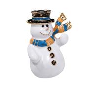 Asukohu Rhinestones Holiday Fashion Accessory Sparkling Christmas Tree Snowman Brooch For Women Holiday Ornament