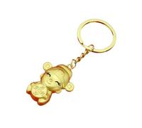 Asukohu Robust Metal Fortunes Cat Key Rings Unique Designs Lucky Cat Keychain with Sense of Happiness for Pocket Key Trials