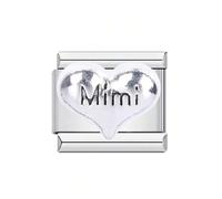 Asukohu Robust Stainless Steel Heart Letter Beads Modulage Mounting Accessories Perfect for Creative Bracelet Making Handmade Jewellery Supplies, one size, As described