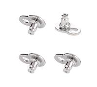 Asukohu Set of 4 Drop Earring Clasps, Heart Lifter for Heavy Earrings, Secure Locking Design, Robust Copper Materials, Comfortable Earring Lifter, one size, As described
