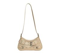 Asukohu Shoulder Bag for Women Girls Trendy Evening Clutches Purse PU Leather Under Arm Money Purse Handbag Gifts Shoulder Bag for Women, beige, Eine Größe
