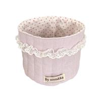 Asukohu Simple Korean design fabric storage basket for desk organisation and maintenance of a tidy and clean environment, simple design storage