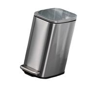 Asukohu Slip Resistant Rectangular Trash Bin 6L Odors Easy to Clean Waste Can for Home Bathroom Essential Home Garbage Can