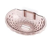Asukohu Soap Rack Wall Mounted Soap Holder for Shower Self-Adhesive Acrylic Sponge Soap Dish No Drill Bath Accessories