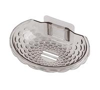 Asukohu Soap Rack Wall Mounted Soap Holder for Shower Self-Adhesive Acrylic Sponge Soap Dish No Drill Bath Accessories