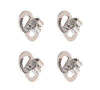 Asukohu Soft 8 Design Earring for Heavy Jewellery Storms Non Slip Support Comfortable Wear Invisible Accessory Enhancer Gold/Silver Earring Support, one size, As described