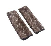 Asukohu Sparkling Paged Arm Sleeves for Carnival Parties and Stage Performances Elastic for Festival Alarms of Various Sizes, Leopard print, One Size