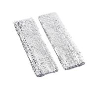 Asukohu Sparkling Paged Arm Sleeves for Carnival Parties and Stage Performances Elastic for Festival Alarms of Various Sizes, silver, One Size