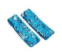 Asukohu Sparkling Paged Arm Sleeves for Carnival Parties and Stage Performances Elastic for Festival Alarms of Various Sizes, E, One Size