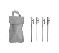 Asukohu Stainless Steel Tent Stake Heavy Duty Peg with Bag for Camping Beach Canopies and Outdoor