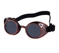 Asukohu Steampunk Victorians Goggles Glasses Vintaeg Eyewear For Raves Parties Cosplays And Festivals Novel Funny Eyewear